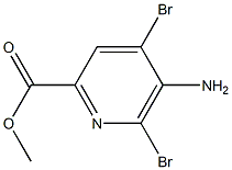 Methyl 5-Amino-4,6-Dibromopicolinate(WXC00601) Structural