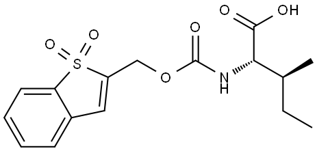 N-BSMOC-L-ISOLEUCINE Structural