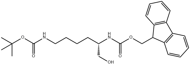 Fmoc-L-Lysinol(Boc) Structural