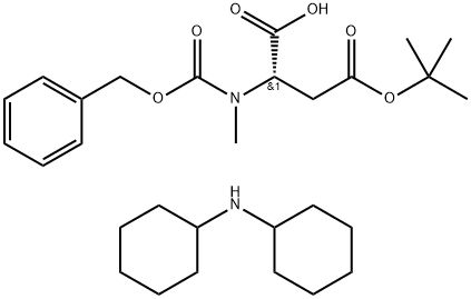 Z-N-Me-Asp(OtBu)-OH·DCHA Structural