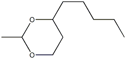 ACETALDEHYDE 1,3-OCTANEDIOL ACETAL Structural
