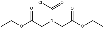 Diethyl 2,2'-[(chlorocarbonyl)imino]diacetate Structural