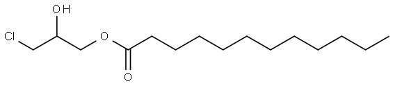 rac 1-Lauroyl-3-chloropropanediol Structural