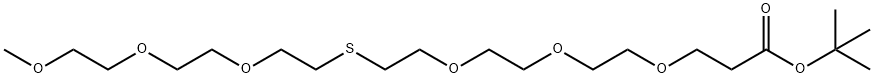 m-PEG3-S-PEG3-t-butyl ester