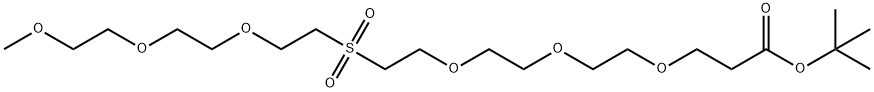 m-PEG3-Sulfone-PEG3-t-butyl ester