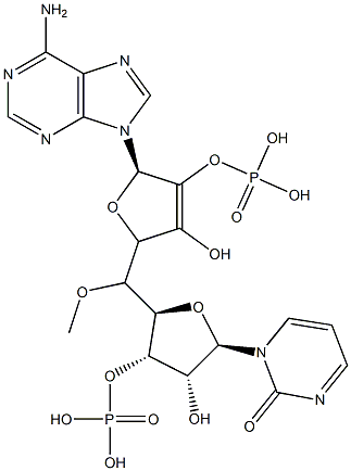 bis(3'-5')cyclic(uridylyl-adenosine monophosphate) Structural