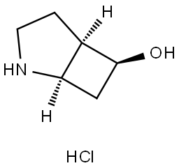 rac-(1R,5R,6S)-2-azabicyclo[3.2.0]heptan-6-ol hydrochloride Structural