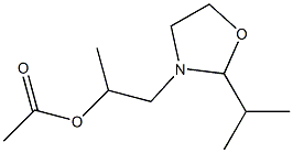 alpha-methyl-2-(1-methylethyl)oxazolidine-3-ethyl acetate Structural