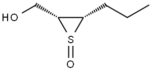 Thiiranemethanol, 3-propyl-, 1-oxide, (1R,2S,3R)-rel- (9CI) Structural