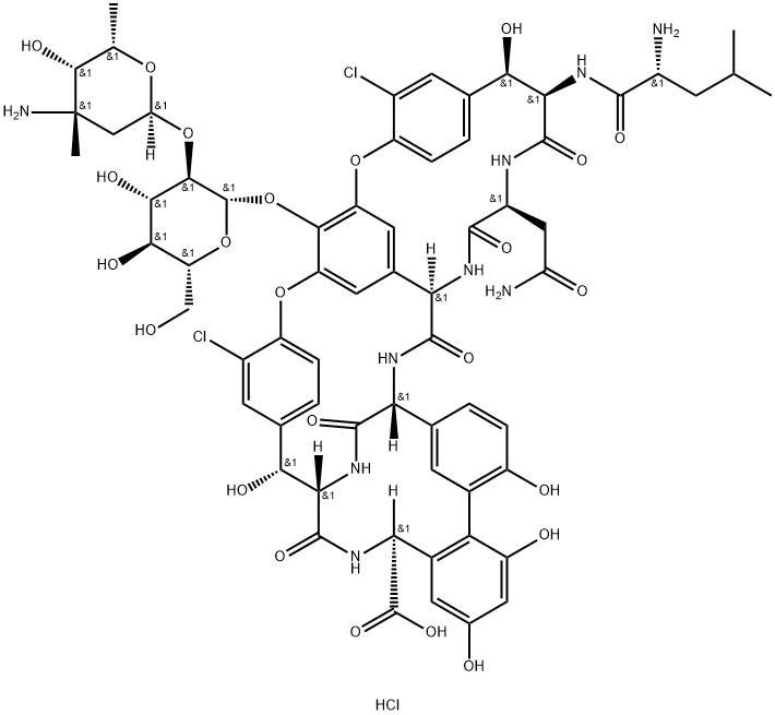 Norvoncomycin hydrochloride Structural