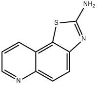 Thiazolo[5,4-f]quinolin-2-amine (9CI) Structural