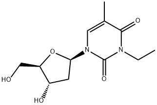 N(3)-ethylthymidine Structural