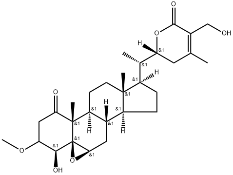 (22R)-5β,6β-Epoxy-3-methoxy-1-oxo-4β,22,27-trihydroxyergost-24-en-26-oic acid 26,22-lactone