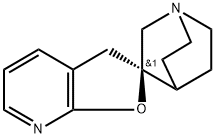 Spiro[1-azabicyclo[2.2.2]octane-3,2'(3'H)-furo[2,3-b]pyridine], (2'R)- Structural