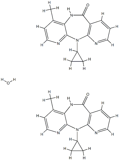 11-Cyclopropyl-5,11-dihydro-4-methyl-6H-dipyrido[3,2-b:2′,3′-e][1,4]diazepin-6-one Structural Picture