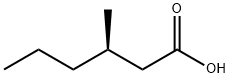 Hexanoic acid, 3-Methyl-, (R)- Structural