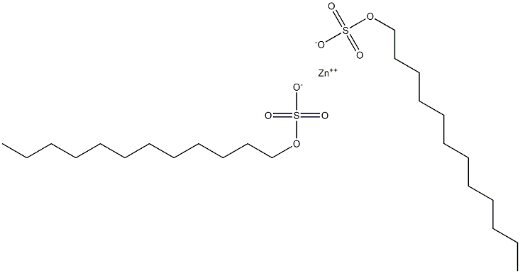 zinc dodecyl hydrogen disulphate Structural