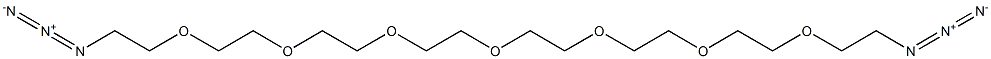 Azido-PEG7-azide Structural