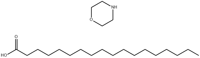 stearic acid, compound with morpholine (1:1) Structural