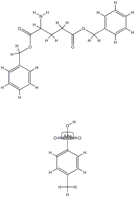L-Glutamic acid, bis phenylmethyl ester, 4-methyl benzenesulfonate homopolymer Structural