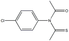 Diacetanilide,  4-chlorothio-  (8CI) Structural