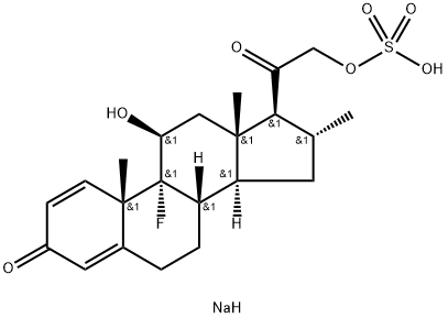 Desoximetasone 21-Sulfate Sodium Salt Structural