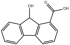 9-HYDROXY-1-FLUORENECARBOXYLIC ACID) Structural