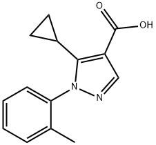 5-CYCLOPROPYL-1-(2-METHYLPHENYL)-1H-PYRAZOLE-4-CARBOXYLIC ACID