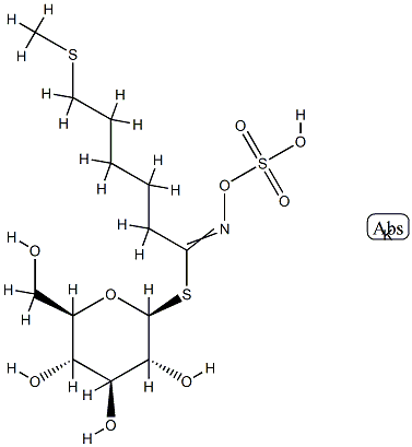 Glucoberteroin potassium salt Structural