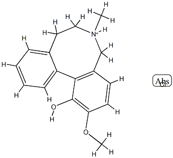 Dibenz[c,e]azocin-1-ol,5,6,7,8-tetrahydro-2-methoxy-6-methyl-, hydrochloride (1:1) Structural