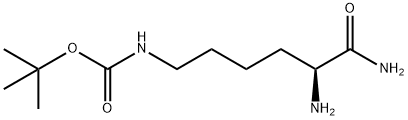 H-L-Lys(Boc)-NH2 Structural