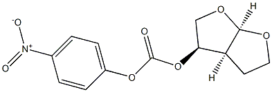 (3R,3αS,6αR)-Hexahydrofuro[2,3-β]furan-3-yl-4-nitrophenyl carbonate Structural