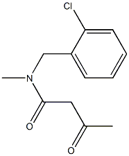 N-[(2-chlorophenyl)methyl]-N-methyl-3-oxobutanamide