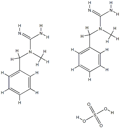 Guanidine, N-methyl-N-(phenylmethyl)-, sulfate (2:1) Structural