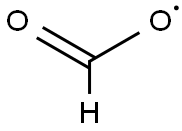 Hydrocarboxyl radical Structural