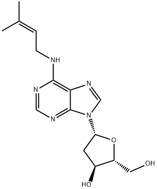 Adenosine,2'-deoxy-N-(3-methyl-2-butenyl)- (9CI) Structural