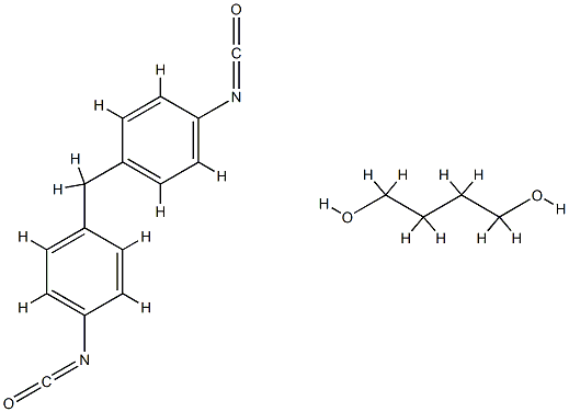 1,4-Butanediol, polymer with 1,1'-methylenebis(4-isocyanatobenzene) (9CI)