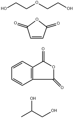 1,3-Isobenzofurandione, polymer with 2,5-furandione, 2,2-oxybisethanol and 1,2-propanediol Structural