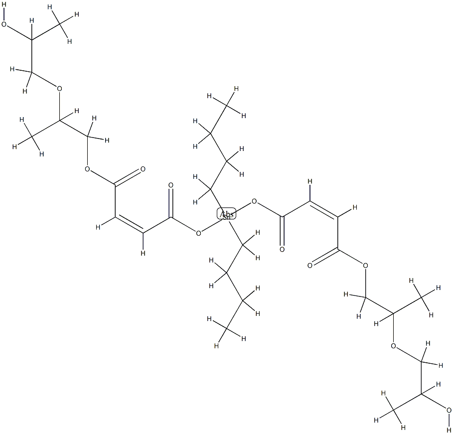 dibutylbis[(Z)-(3-carboxyacryloyl)oxy]stannane, ester with dipropylene glycol (1:2) 