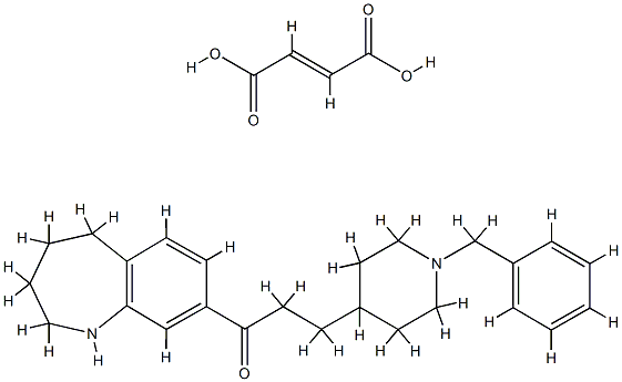 Zanapezil fumarate Structural