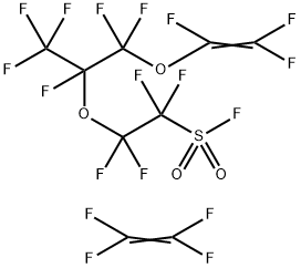 Ethanesulfonyl fluoride, 2-[1-[difluoro[(trifluoroethenyl)oxy]methyl]-1,2,2,2-tetrafluoroethoxy]-1,1,2,2-tetrafluoro-, polymer with tetrafluoroethene