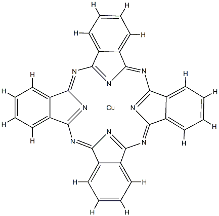 POLY(COPPER PHTHALOCYANINE) Structural