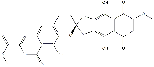 gamma-rubromycin Structural