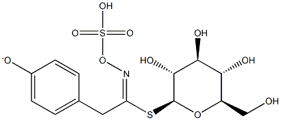 4-[2-(Oxylatosulfonyloxyimino)-2-(β-D-glucopyranosylthio)ethyl]phenol