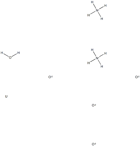 diazanium, oxygen(-2) anion, uranium, hydrate Structural