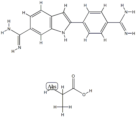 DAPI, dilactate  [4',6-DiaMidino-2-phenylindole, dilactate] Structural