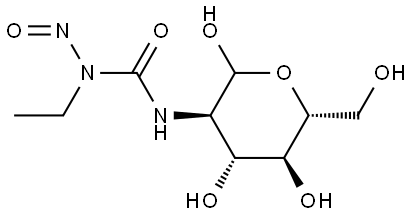 Glucopyranose,2-deoxy-2-(3-ethyl-3-nitrosoureido)-, D- (8CI) Structural