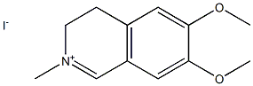 Isoquinolinium,3,4-dihydro-6,7-dimethoxy-2-methyl-, iodide (1:1) Structural