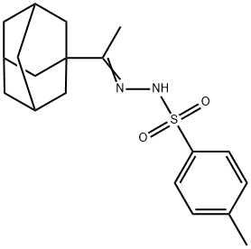 N-((E)-1-((3r,5r,7r)-adamantan-1-yl)ethylidene)-4-methylbenzenesulfonohydrazide Structural