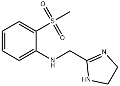 N-((4,5-dihydro-1H-imidazol-2-yl)methyl)-2-(methylsulfonyl)aniline Structural